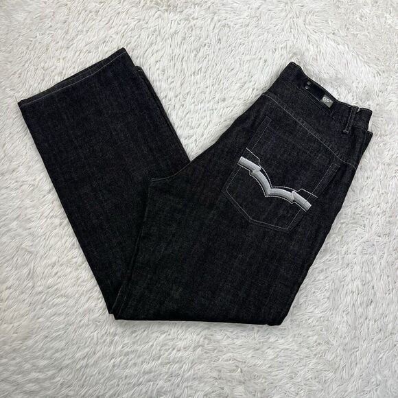 Vintage Culture Jeans Mens 35x30 (Tag 38x32) Wide Leg Baggy Carpenter Skater Y2K - Picture 3 of 15